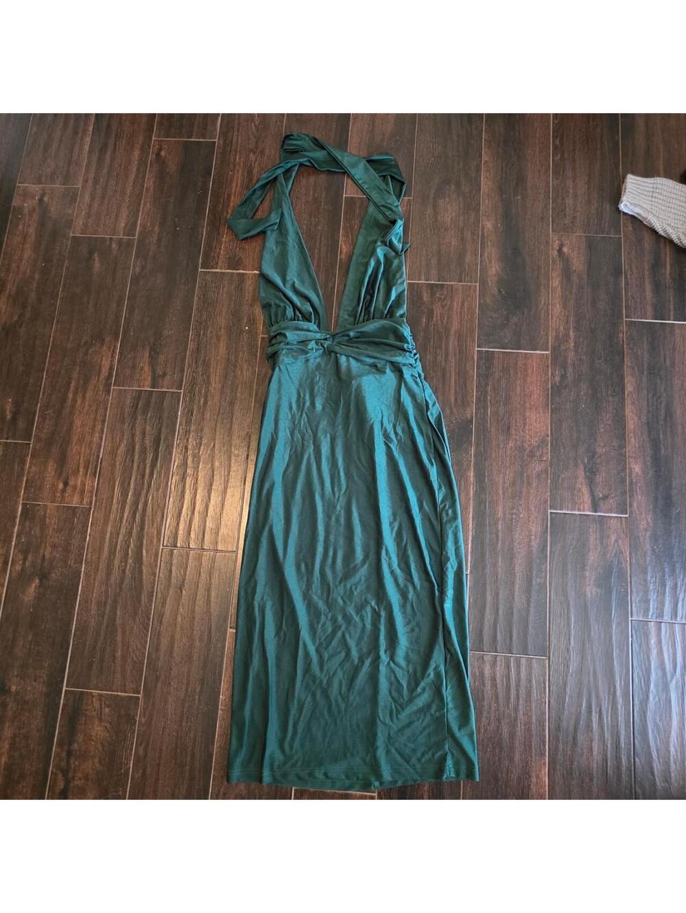 SHEIN Women's Green Dress